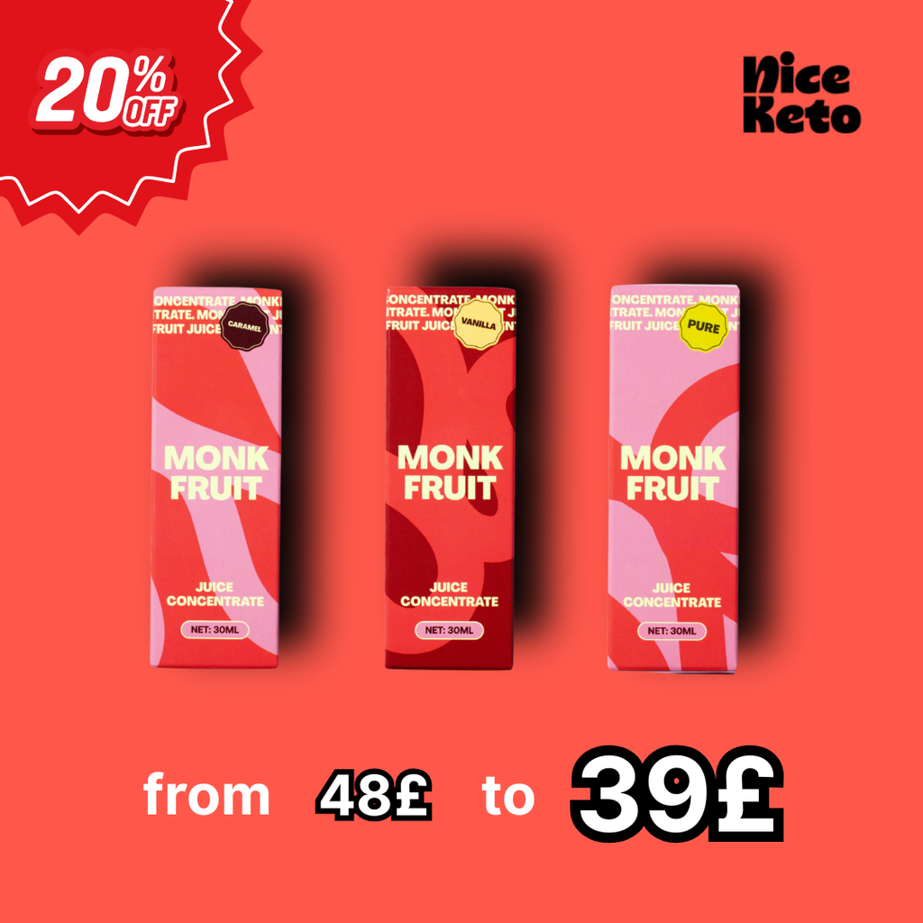 Bundle 3in1 - Monk Fruit Sugar drops – Natural, Zero-Calorie, Low-glycemic Sugar Alternative